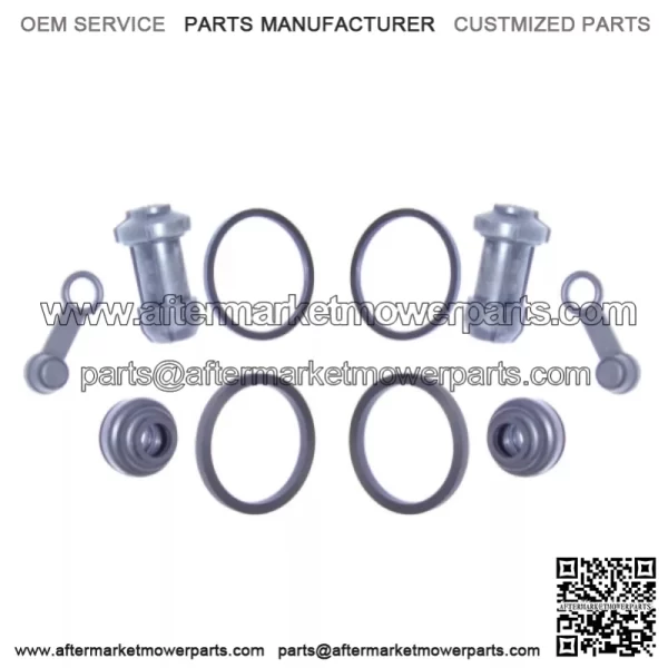 2x Front Brake Caliper Repair Kits for Yamaha YFM400A Kodiak 00-04 K&L 32-1593