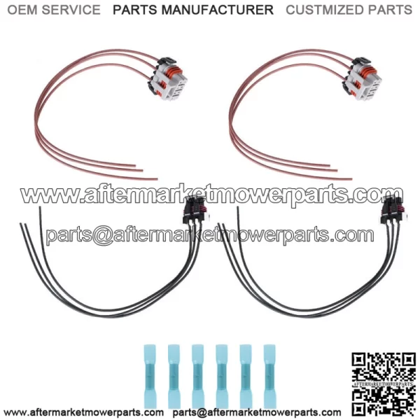 2X Headlight & Turn Signal Wiring Harness For 05-14 Freightliner Columbia Truck