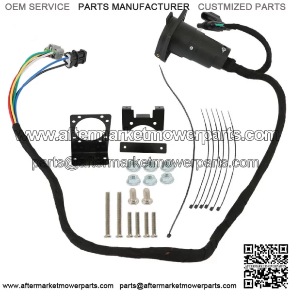 4 Way Flat & RV 7 Way Trailer Wiring Harness For 05-22 Frontier/For 05-15 Xterra