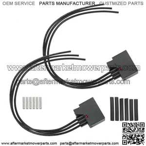 2X Front Turn Signal Light Connector Plug Harness For Jeep Wrangler JK 2007-2018