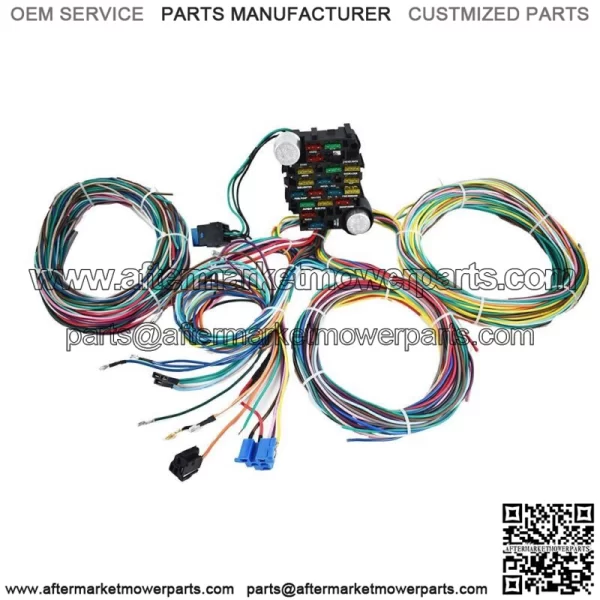 NEW 21Circuit Wiring Harness Universal X-long wires For Chevy Ford Hotrods - Image 2