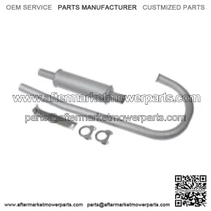 FD1010 Vertical Muffler & Pipe Unassembled Models Fits Ford 2N, 8N, 9N