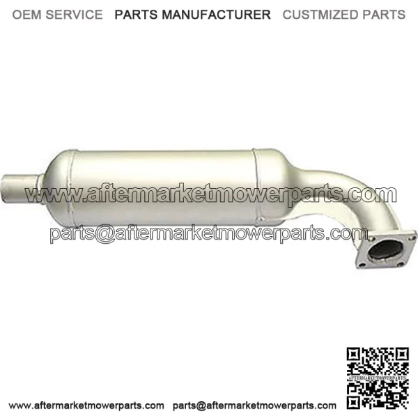One New Aftermarket Replacement 22" Muffler Fits Several Yanmar Tractors