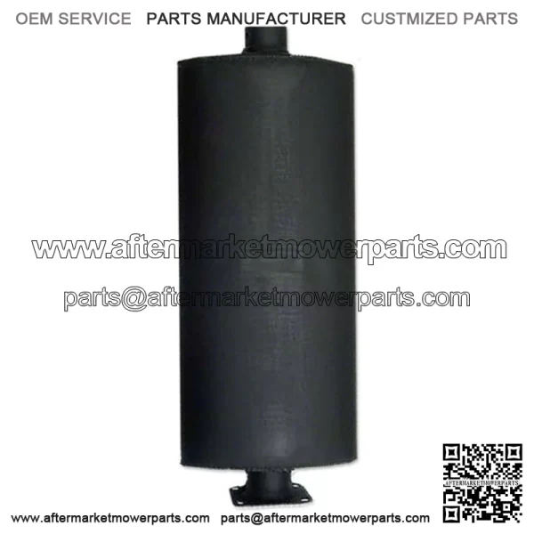 AR20449 Oval Muffler 22.75" Long 2.25" OD Fits John Deere Tractors 50 520 530