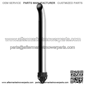 CHROME CURVED EXHAUST STACK PIPE MUFFLER Fits John Deere UNSTYLED B