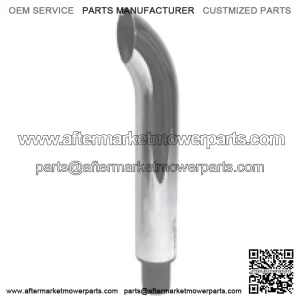 Chrome Curved Stack Muffler Pipe Fits IH/Fits FARMALL Super H M MTA 300 400 450