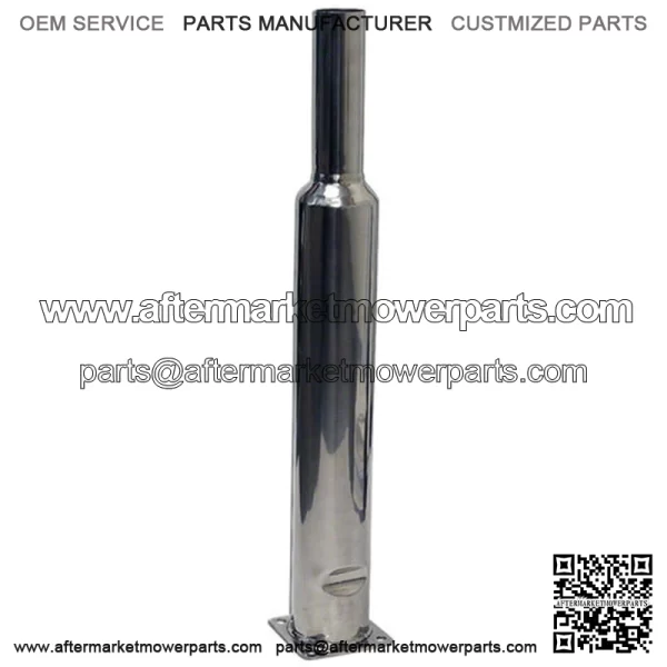 JDS2484 Stainless Steel Muffler - Fits John Deere