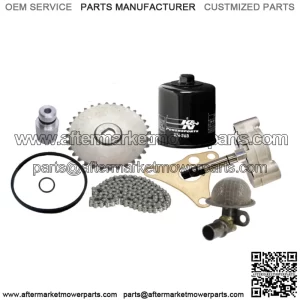 Rhino 660 Oil Pump Gear Chain Relief Valve Strainer K&N Filter Complete Rebuild (Fits: Yamaha Rhino 660)