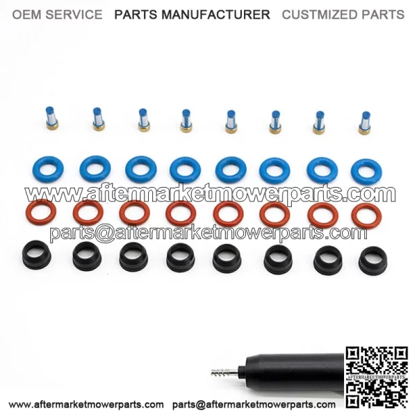 V8 Fuel Injector Repair Seal Kit For Chevy Silverado GMC Sierra 1500 2500 3500 (For: More than one vehicle)