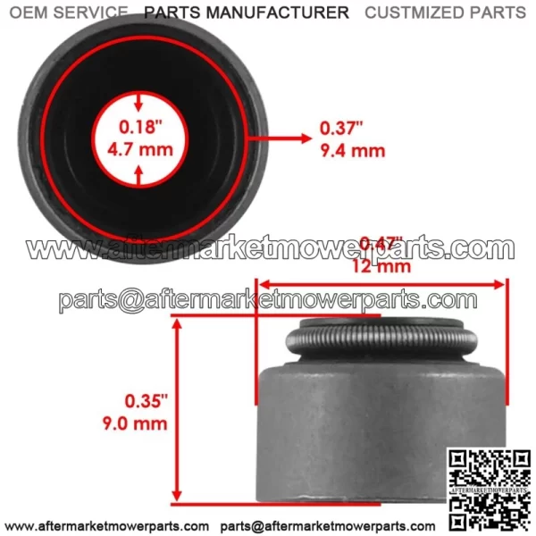 5X Valve Stem Seal For Yamaha Raptor 660R 2001-2005 (For: 2006 Yamaha Rhino 660) - Image 2