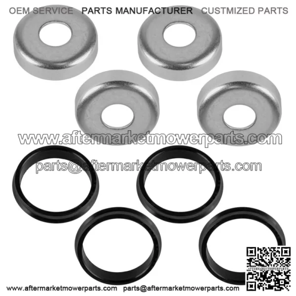 4 Sets Swing Arm Dust Seal Cap For Honda TRX450R Kickstart 2006 2007 2008 2009 (For: Honda)