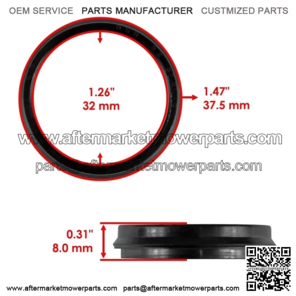 4 Sets Swing Arm Dust Seal Cap For Honda TRX450R Kickstart 2006 2007 2008 2009 (For: Honda) - Image 3