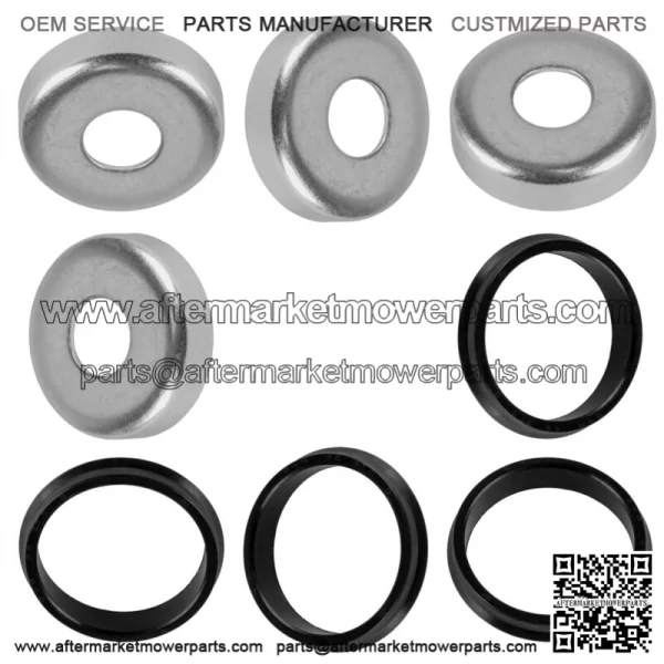 4 Sets Swing Arm Dust Seal Cap For Honda TRX450R Kickstart 2006 2007 2008 2009 (For: Honda) - Image 4