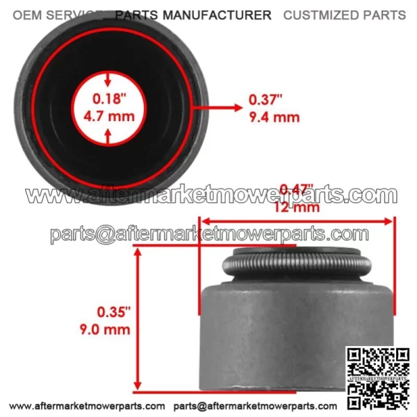 4x Valve Stem Seal For Yamaha Grizzly 700 2007-2012 2019-2021 (For: Yamaha Raptor 700) - Image 2