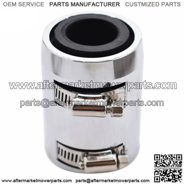 Universal 48" Stainless Steel Radiator Flexible Coolant Water Hose with Caps Kit - Image 4