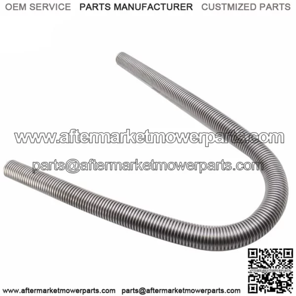 Universal 48" Stainless Steel Radiator Flexible Coolant Water Hose with Caps Kit - Image 5