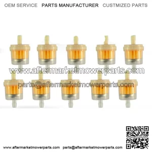 10pcs Inline Gas Fuel Filter 6MM 7MM 1/4" For Lawn Mower Small Engine Car Parts (For: Ford F-150)