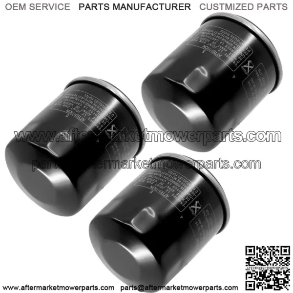 3 Pack Oil Filter for Yamaha YFM660 Grizzly YXR660 Rhino YFM450 Kodiak YYFM450Fx (Fits: Yamaha Rhino 660)