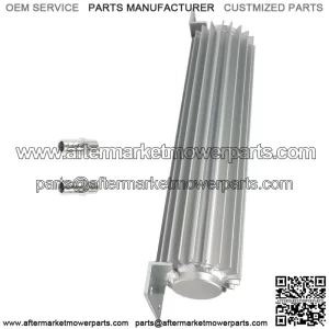 12" Dual Pass Aluminum Finned Transmission Oil Cooler w/ 1/4" NPT fittings