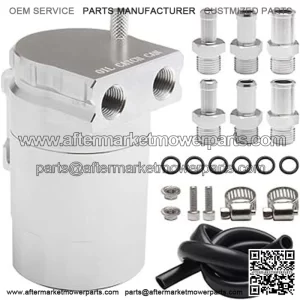 05007 Engine Oil Breathing Pot # Silver
