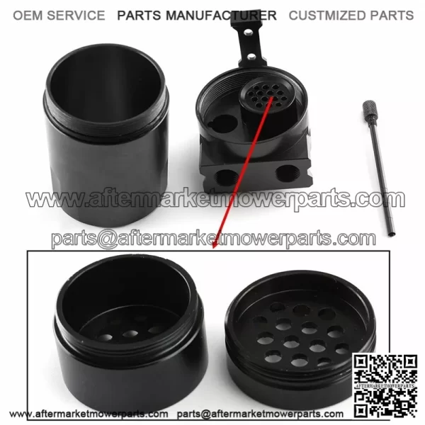 05008 Engine Oil Breathing Pot # Black - Image 4
