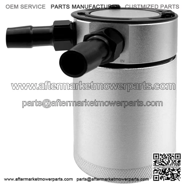 05018 Oil Breather Pot # Silver - Image 3