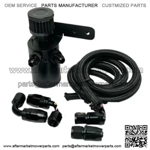 05018 Oil Breather Pot Oil Distribution Pipe-AN6# Black