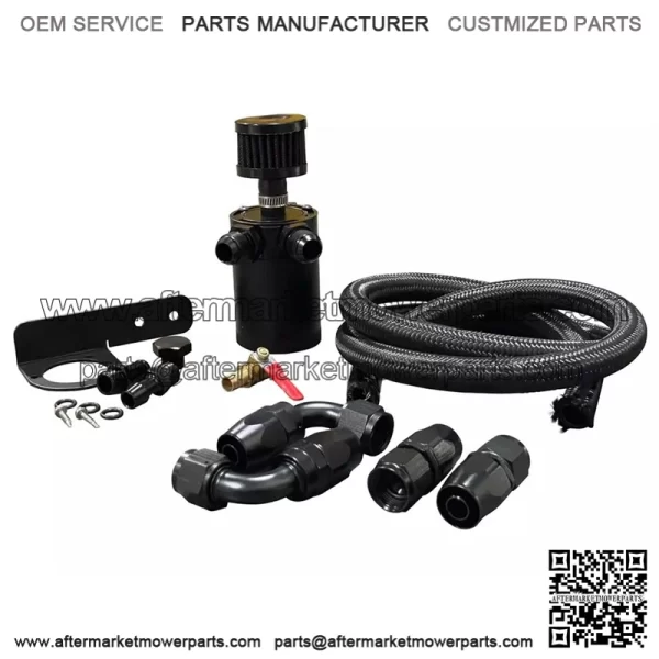 05018 Oil Breather Pot Oil Distribution Pipe-AN10# Black - Image 4