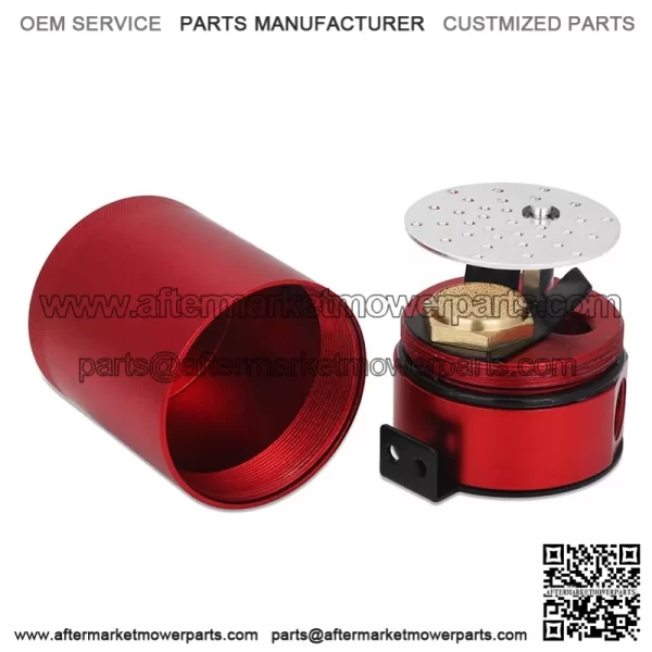 05019 Oil Breather Pot # Red - Image 4