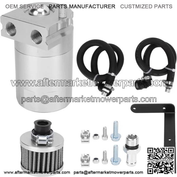 05030 oil breather with air filter # silver - Image 3