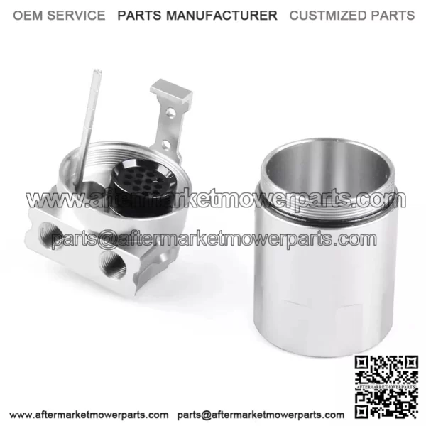 05032 Engine Oil Breather Pot # Silver - Image 2