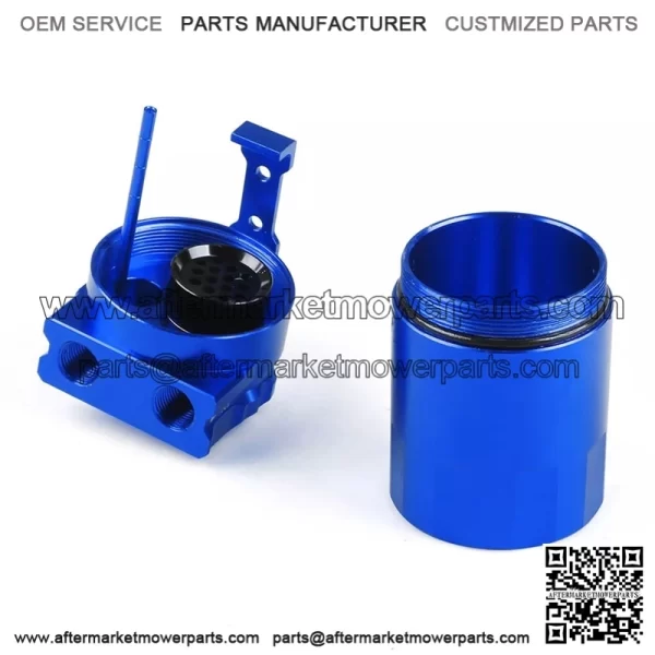 05032 Engine Oil Breather Pot with Air Filter # Blue - Image 3