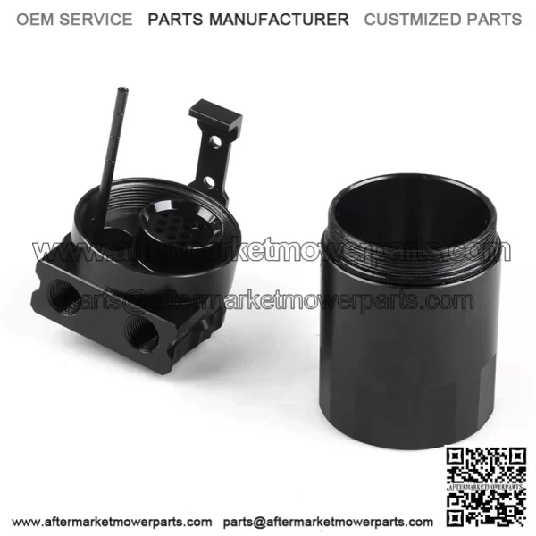 05033 Engine Oil Breather Pot with Air Filter # Black - Image 2