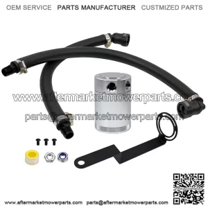 05034 Engine Oil Breather Pot # Silver