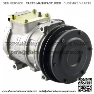 88295763 Nippondenso 10PA17C Compressor, w/ 1 Groove Clutch -Fits John Deere
