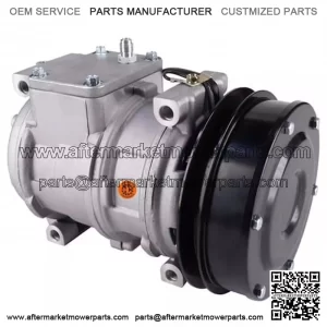 88RE46657 Nippondenso 10PA17C Compressor, w/ 1 Groove Clutch-Fits John Deere