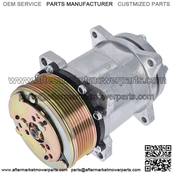 A/C Compressor With Clutch For 1985-1987 1988 1989 1990 Jeep Cherokee 2.1L 2.5L - Image 2