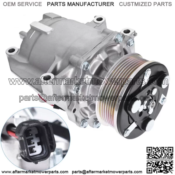 A/C AC Compressor w/Clutch For Honda Civic 1.8L 2006 2007 2008 2009 2010 2011 - Image 3
