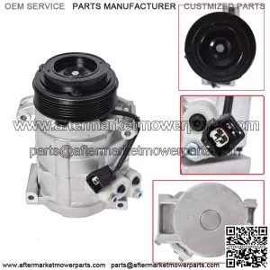 New A/C AC Compressor For 2008-2012 Buick Enclave Chevrolet Traverse GMC Acadia