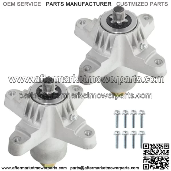 For MTD Cubcadet Troybilt 918-0142 618-0142 918-0138 618-0138 2 Spindle Assembly - Image 2