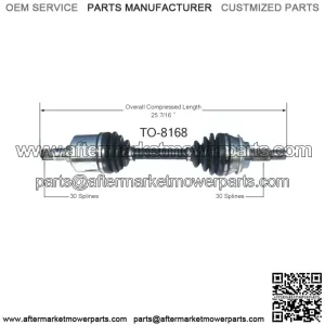 CV Axle Shaft TO-8168 Fits For Toyota Tacoma GX470 Front Left or Right (For: Toyota)
