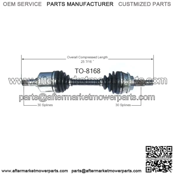 CV Axle Shaft TO-8168 Fits For Toyota Tacoma GX470 Front Left or Right (For: Toyota)