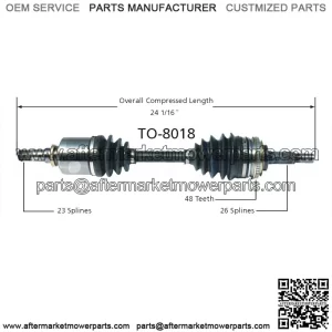 For Toyota Celica Corolla Prizm Front Driver Left CV Axle Shaft (For: Toyota)