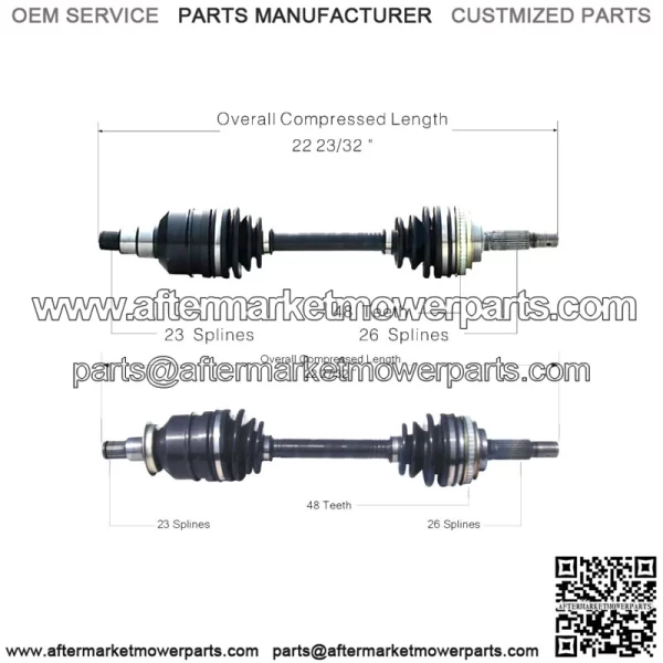 Pair Of 2 Front CV Joint Axle Shafts for Toyota Camry Corolla RAV4 Set (For: Toyota)