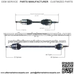 Pair Set of 2 Front CV Axle Shafts For Prizm Celica Corolla (For: Toyota)