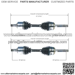 Pair Set 2 Front CV Axle Shafts For Lexus LX470 Toyota Land Cruiser 4WD (For: Toyota)