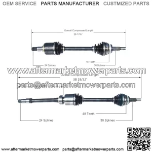 For Toyota Avalon FWD 2005-2007 3.5L V6 Pair of Front CV Axle Shaft Set (For: Toyota)