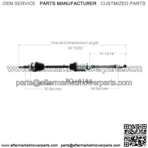For Toyota Sienna 04-10 FWD Front Passenger Right CV Axle Shaft TO-8184 (For: Toyota)