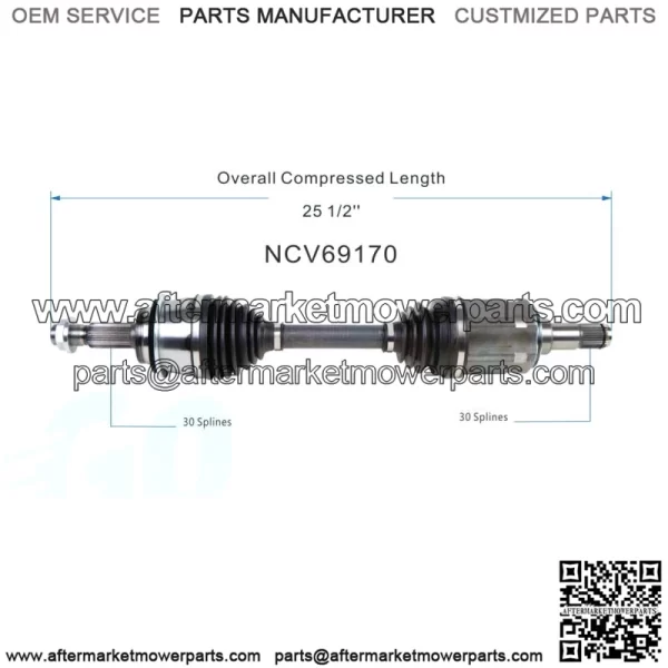 CV Axle Shaft Front Left / Right Side for 03-23 Toyota Tacoma 4Runner FJ Cruiser (For: Toyota)