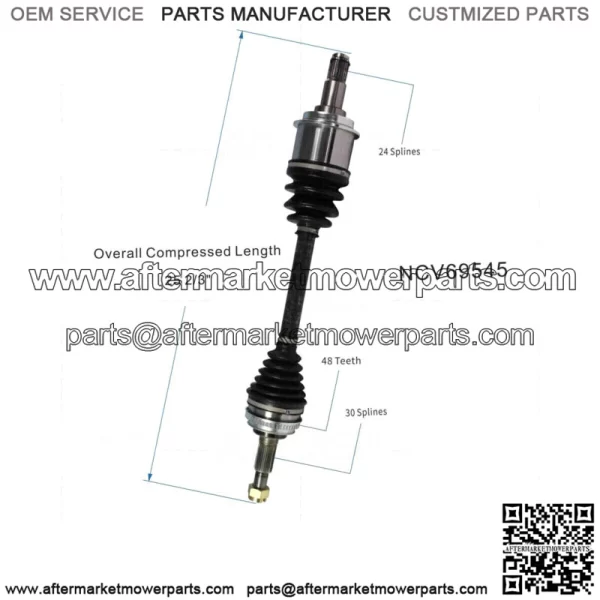Front Left CV Joint Axle Shaft Assembly For Toyota Avalon Sienna Solara ES300 (For: Toyota)